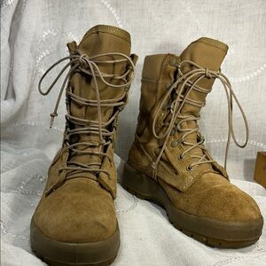 Vibram Gore-tex Belleville leather steel toe ankle lace up boots